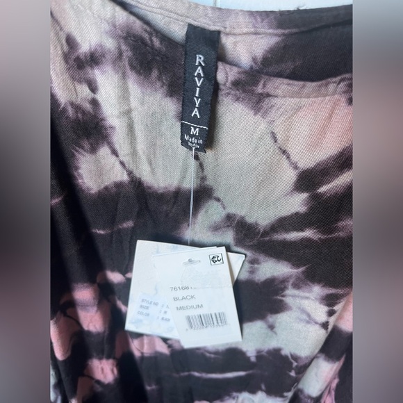 NWT Raviya Black and White Off-Shoulder Maxi Sundress - Picture 6 of 13